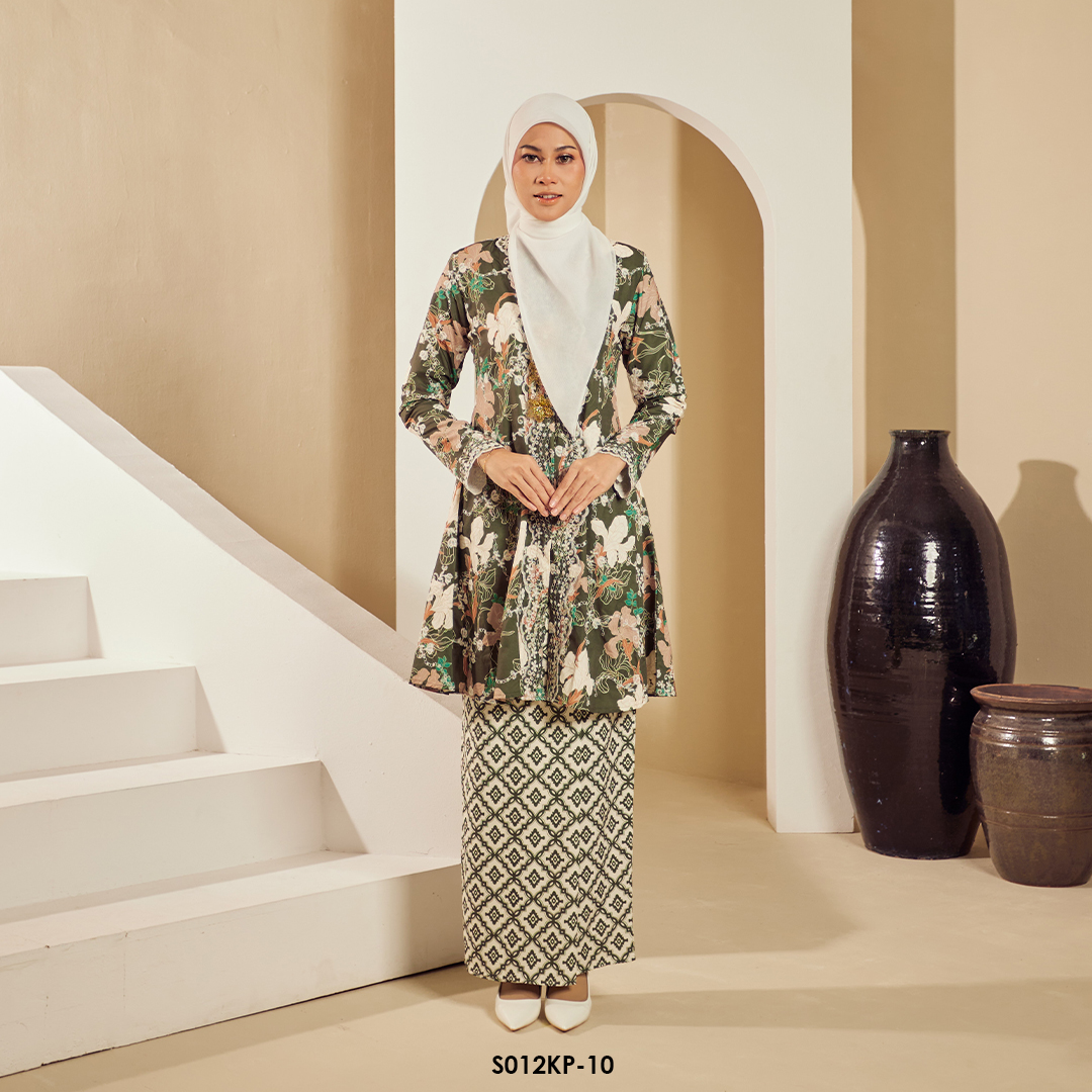 Kebarung Kalthom Petite in Army Green (S012KP-10)