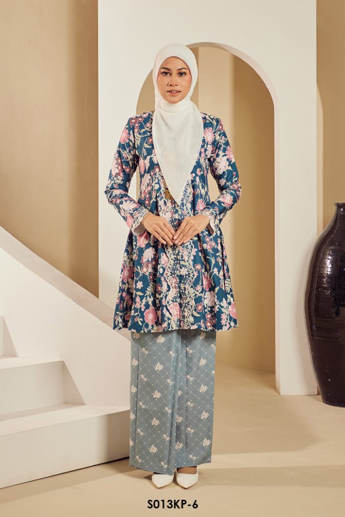 Kebarung Kalthom Petite in Teal (S013KP-6)