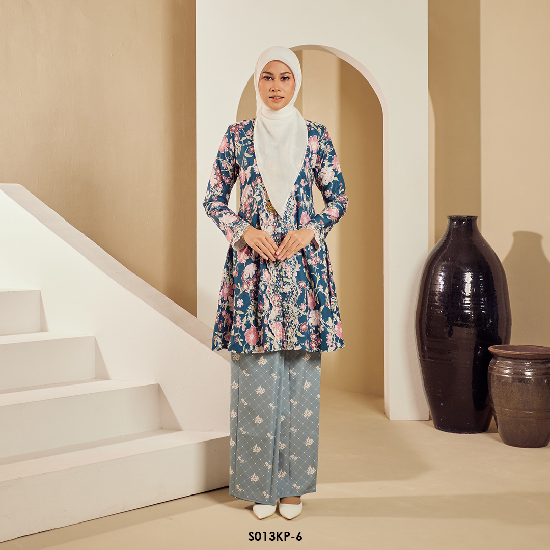 Kebarung Kalthom Petite in Teal (S013KP-6)