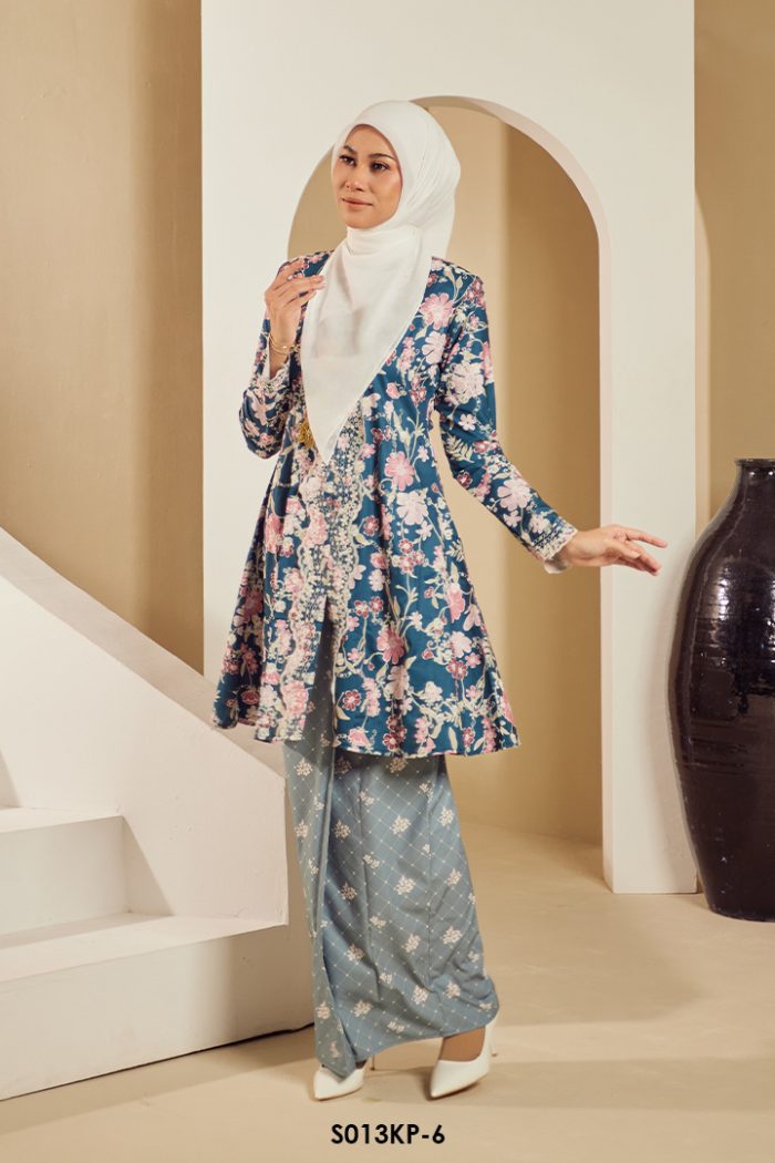 Kebarung Kalthom Petite in Teal (S013KP-6)