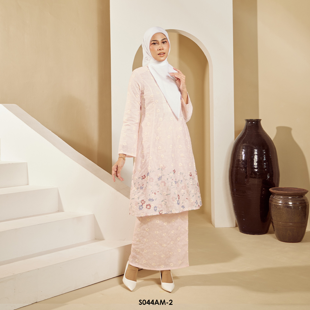 Ameera Kurung in Pink (S044AM-2) - Image 2