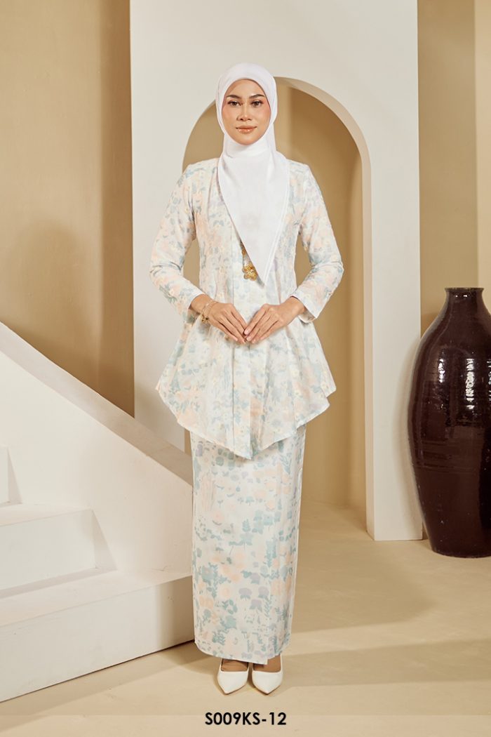 Kebaya Saloma in Mint Green (S009KS-12)
