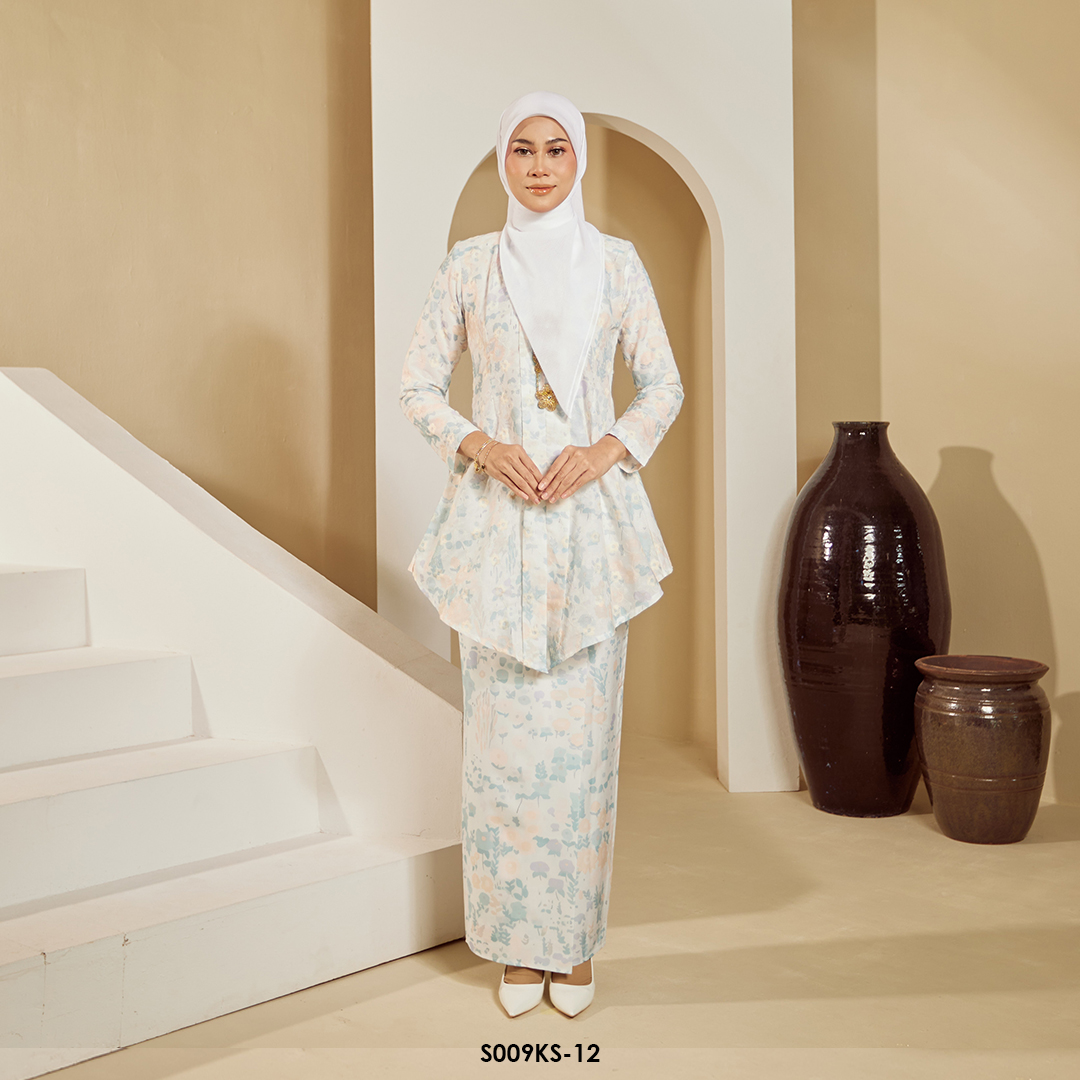 Kebaya Saloma in Mint Green (S009KS-12)