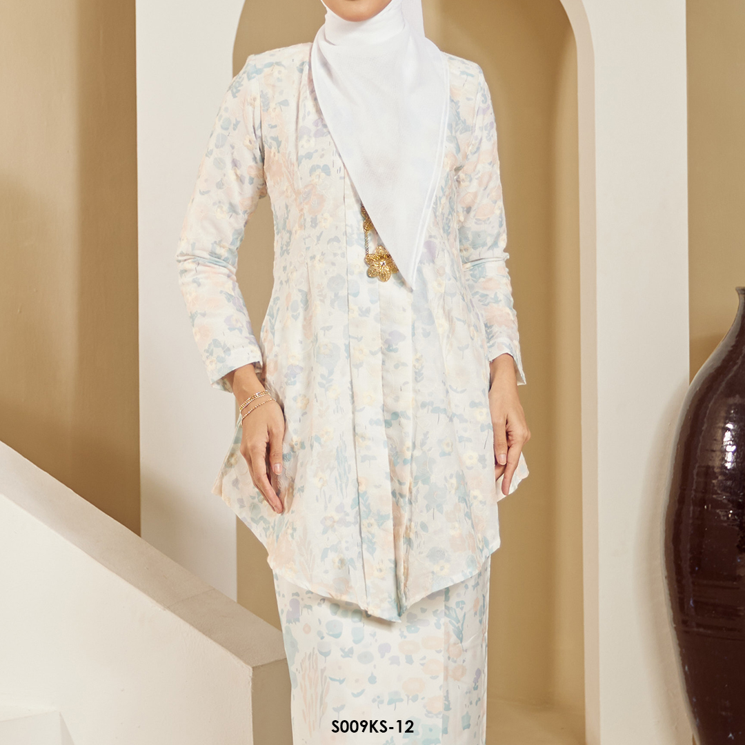Kebaya Saloma in Mint Green (S009KS-12) - Image 3