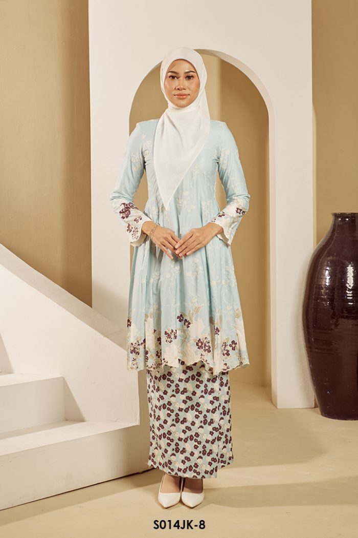 Juliana Kurung in Light Blue (S014JK-8)
