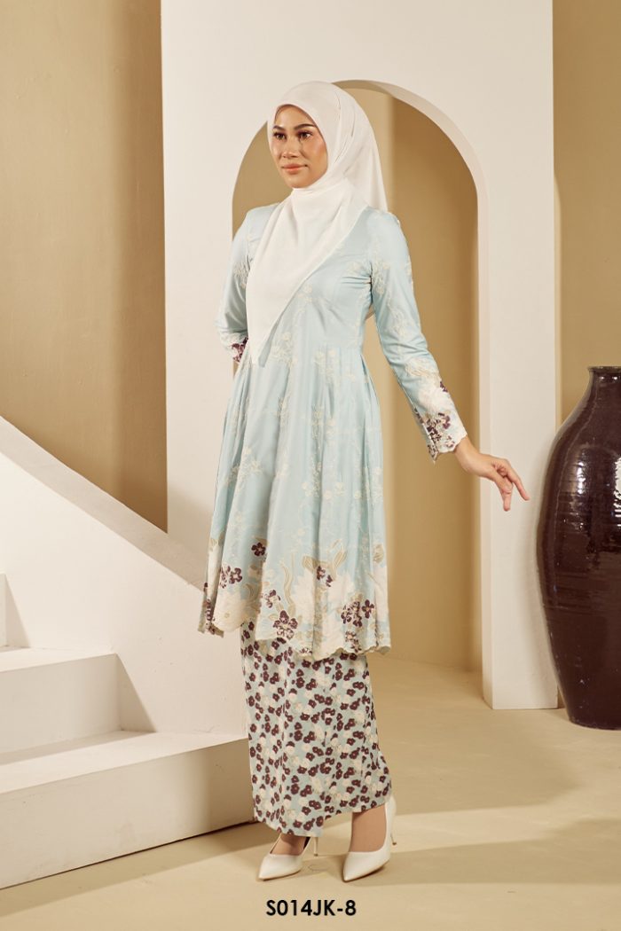 Juliana Kurung in Light Blue (S014JK-8)