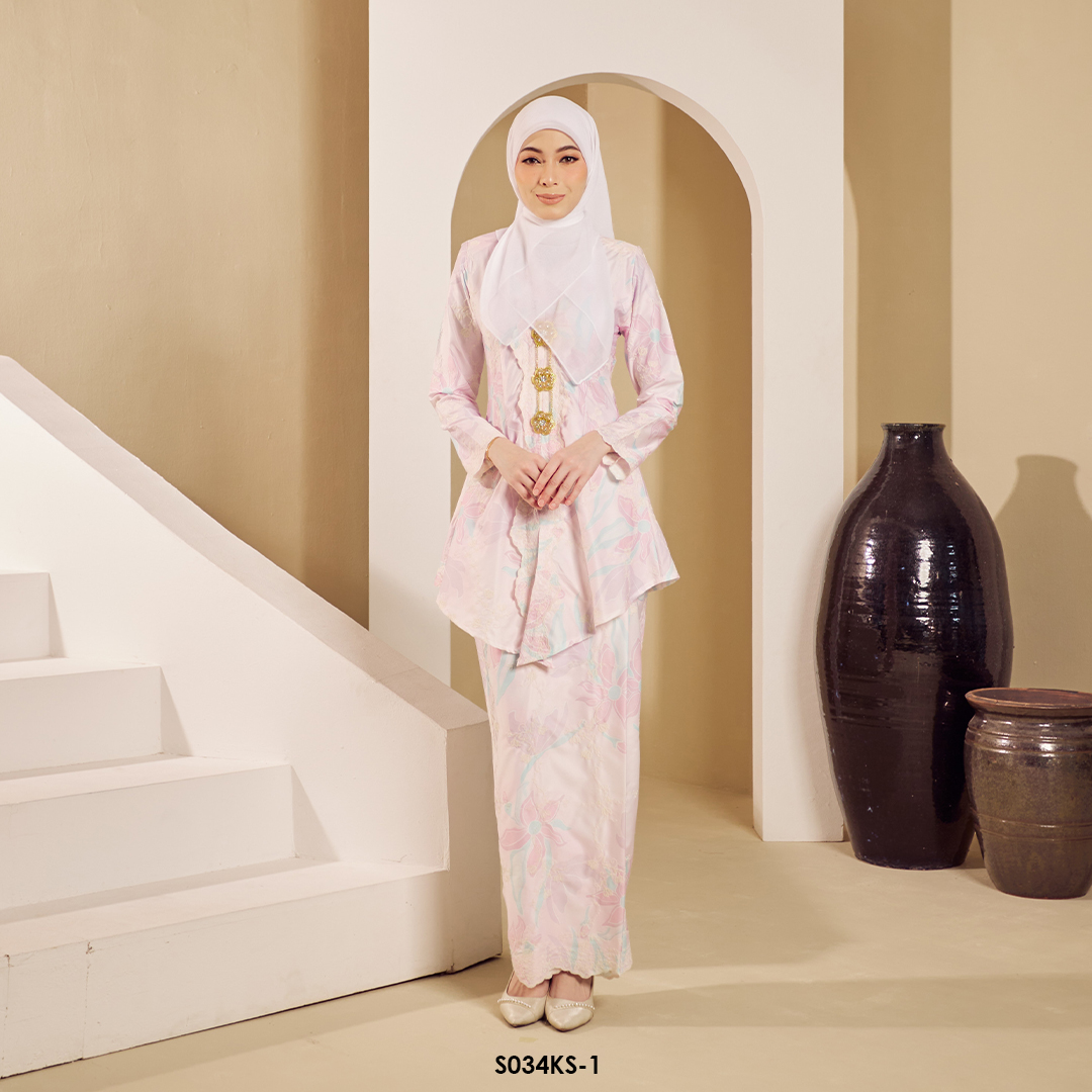 Kebaya Saloma in Light Lilac (S034KS-1)
