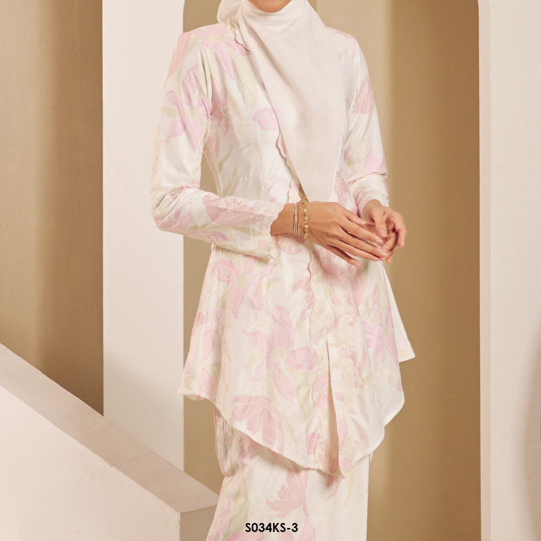 Kebaya Saloma in Orchid Pink (S034KS-3) - Image 3