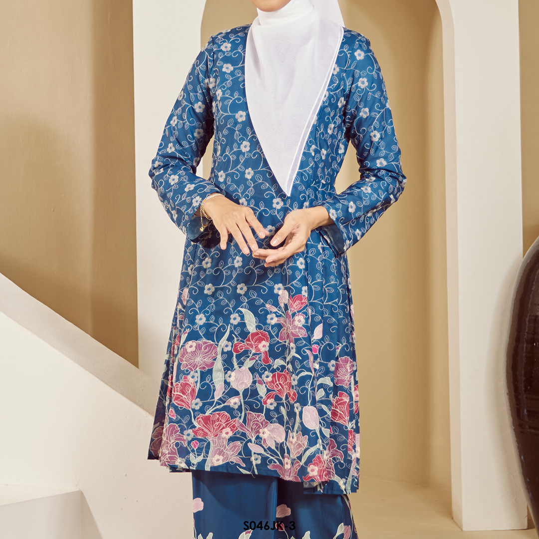 Juliana Kurung in Dark Blue (S046JK-3) - Image 3
