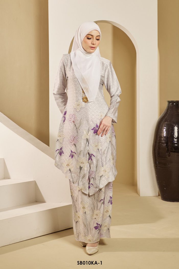Kebaya Anggun 2.0 in Silver (SB010KA-1)