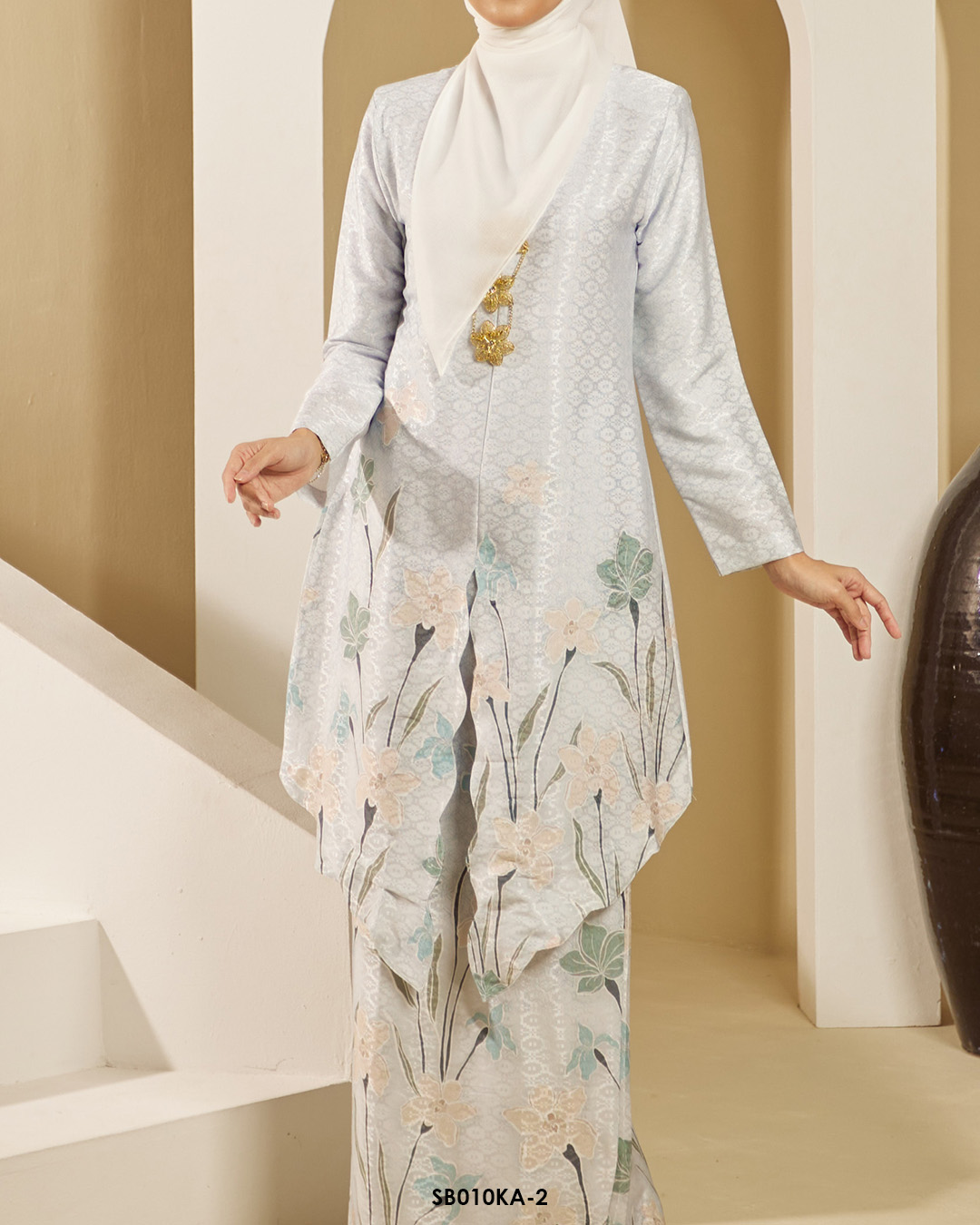 Kebaya Anggun 2.0 in Baby Blue (SB010KA-2) - Image 3