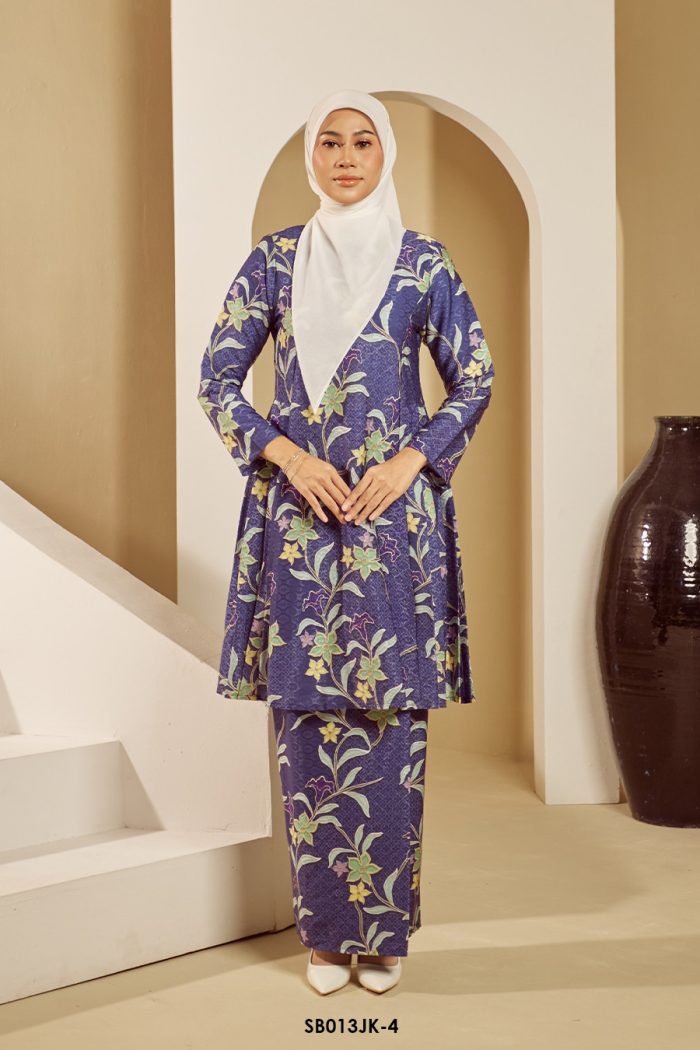Juliana Kurung in Dark Purple (SB013JK-4)