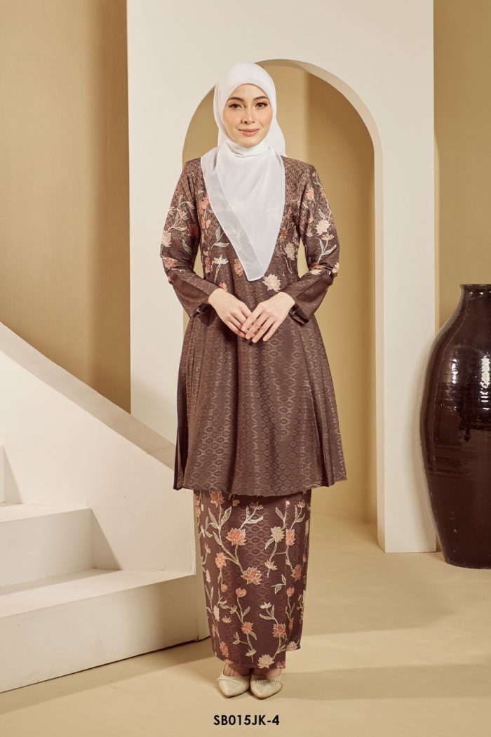 Juliana Kurung in Brown (SB015JK-4)