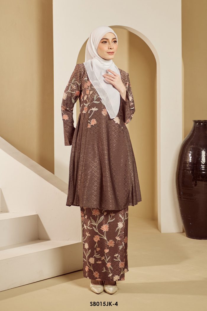 Juliana Kurung in Brown (SB015JK-4)