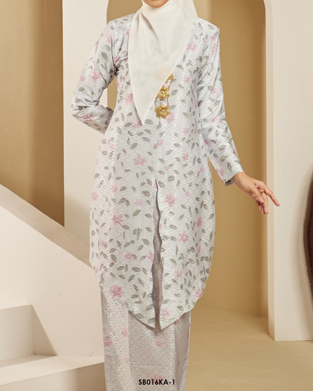 Kebaya Anggun 2.0 in Baby Blue (SB016KA-1) - Image 3